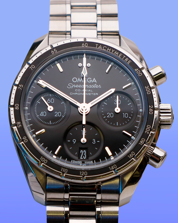2024 Omega Speedmaster 38MM Black Dial Steel Bracelet (324.30.38.50.01.001)