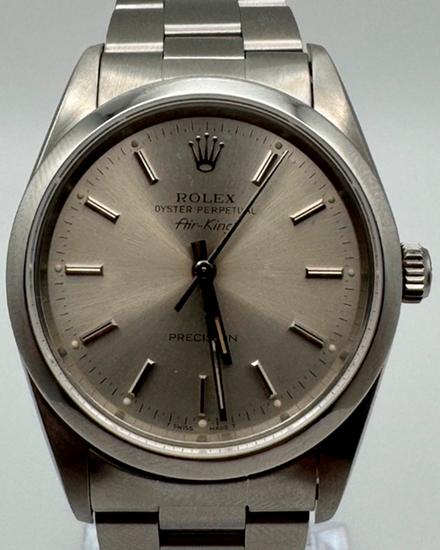 Rolex Air-King 34MM Silver Dial Oyster Bracelet (14000)