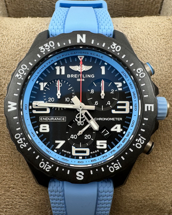 Breitling Endurance Pro 38MM Quartz Black Dial Rubber Strap (X83310281B1S1)