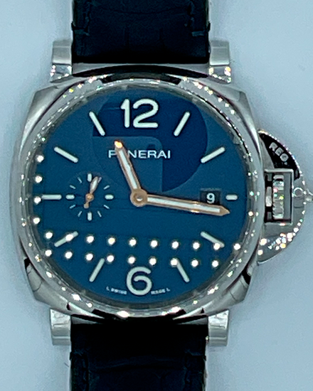2024 Panerai Luminor Due 42MM Blue Dial Leather Strap (PAM01274)