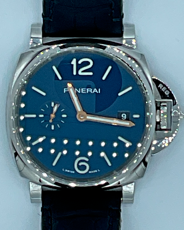 2024 Panerai Luminor Due 42MM Blue Dial Leather Strap (PAM01274)