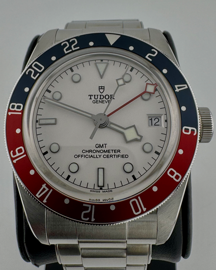 No Reserve - 2025 Tudor Black Bay GMT Heritage "Pepsi" 41MM White Dial Steel Bracelet (79830RB)