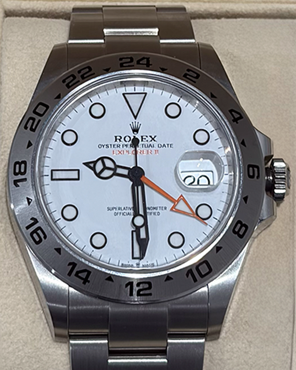 2025 Rolex Explorer II "Polar" 42MM White Dial Oyster Bracelet (226570)