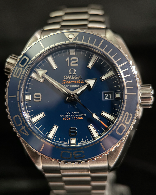 Omega Seamaster Planet Ocean 600M 43.5MM Blue Dial Steel Bracelet (215.30.44.21.03.001)
