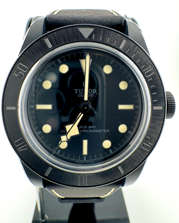 No Reserve - 2025 Tudor Black Bay 41MM Black Dial Leather Strap (79210CNU)