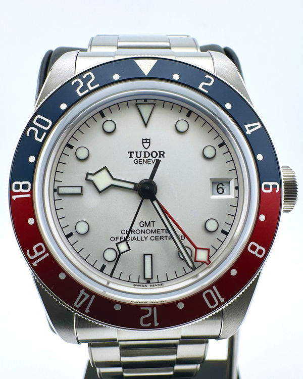 No Reserve - 2025 Tudor Black Bay GMT Heritage "Pepsi" 41MM White Dial Steel Bracelet (79830RB)