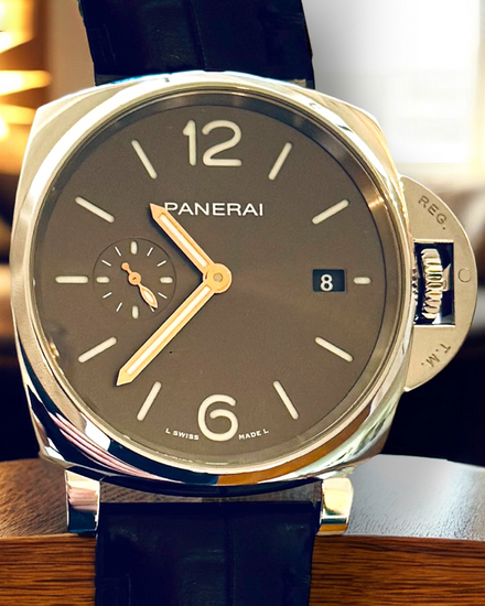 2023 Panerai Luminor Due 42MM Grey Dial Leather Strap (PAM01250)