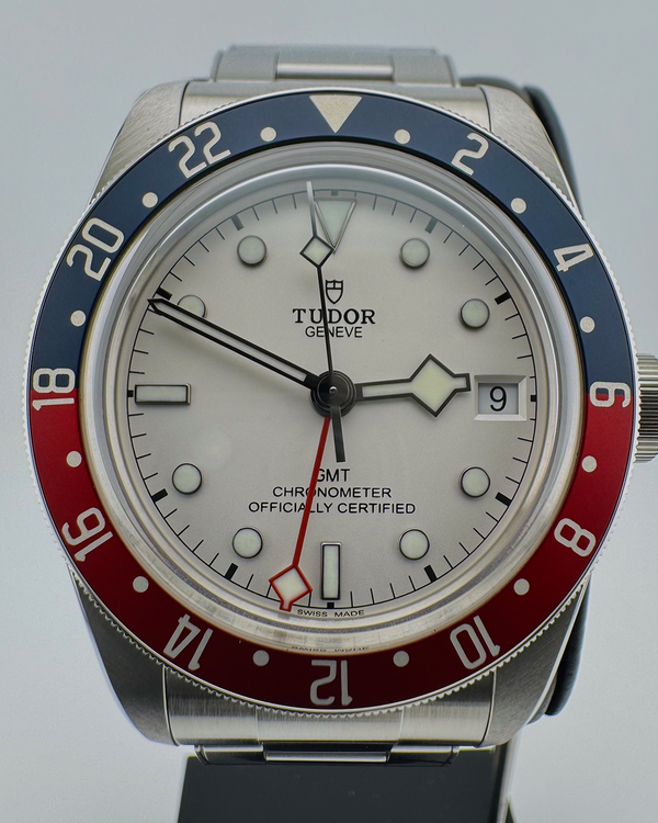 No Reserve - 2024 Tudor Black Bay GMT Heritage "Pepsi" 41MM White Dial Steel Bracelet (79830RB)