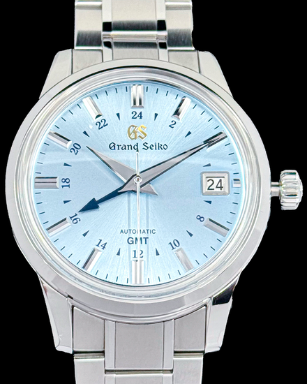 No Reserve - 2024 Grand Seiko Elegance GMT "25th Anniversary Mt. Iwate" L.E. 39.5MM Blue Dial Steel Bracelet (SBGM253G)