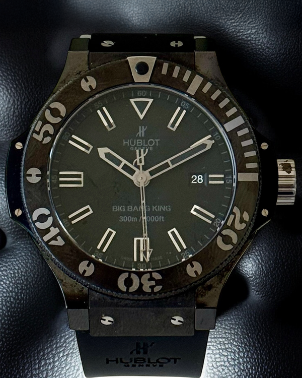 Hublot Big Bang Black Magic 48MM Black Dial Rubber Bracelet (322.CK.1140.RX)
