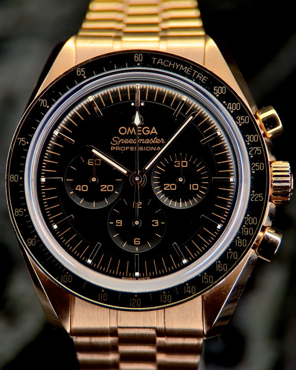 2022 Omega Speedmaster Professional Moonwatch 42MM Black Dial Rose Gold Bracelet (310.60.42.50.01.001)