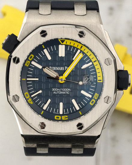 Audemars Piguet Royal Oak Offshore Diver 42MM Blue Dial Rubber Strap (15710ST.OO.A027CA.01)