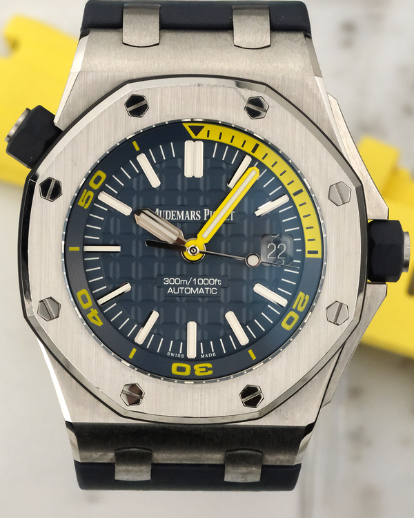 Audemars Piguet Royal Oak Offshore Diver 42MM Blue Dial Rubber Strap (15710ST.OO.A027CA.01)