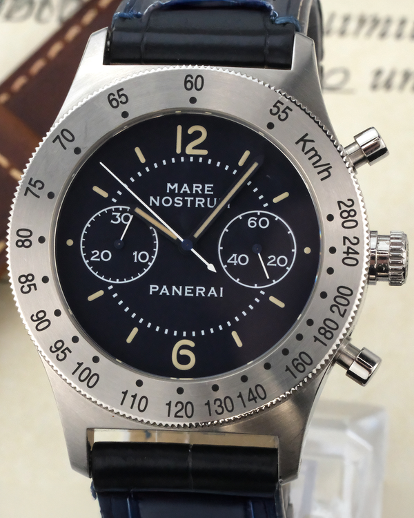 2017 Panerai Mare Nostrum L.E. 42MM Blue Dial Leather Strap (PAM00716)