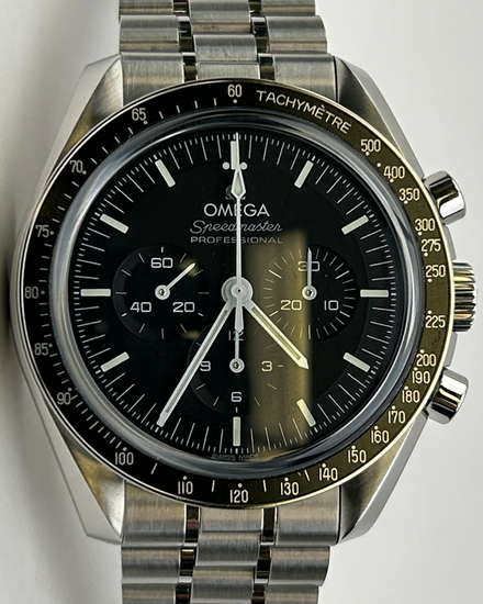 2023 Omega Speedmaster Professional Moonwatch 42MM Black Dial Steel Bracelet (310.30.42.50.01.002)