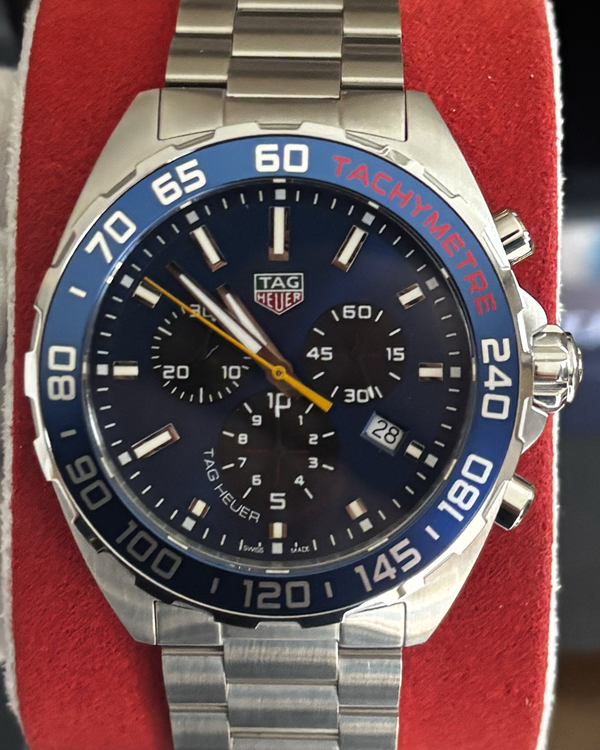 2020 TAG Heuer Formula 1 "Red Bull" 43MM Quartz Blue Dial Steel Bracelet (CAZ101AB.BA0842)