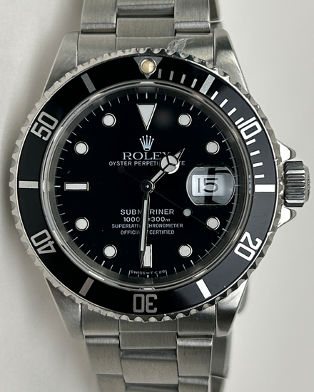 2008 Rolex Submariner Date 40MM Black Dial Oyster Bracelet (16610)