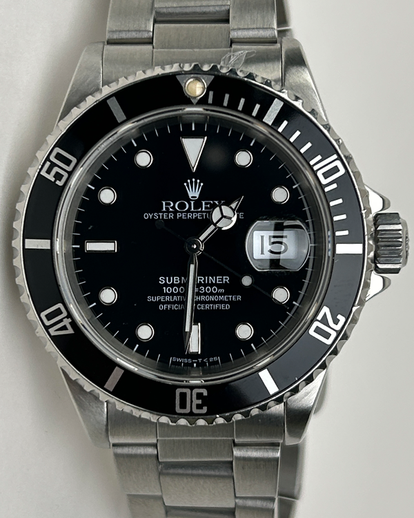 2008 Rolex Submariner Date 40MM Black Dial Oyster Bracelet (16610)