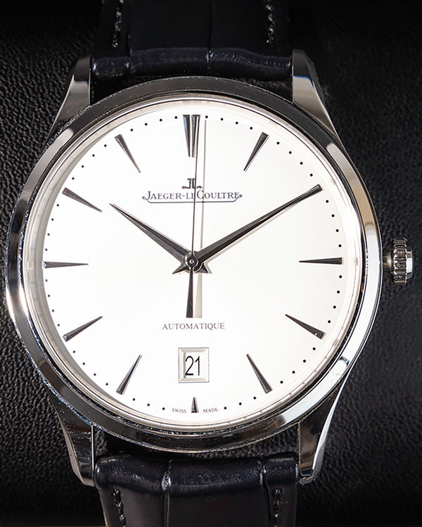 2019 Jaeger-LeCoultre Master Ultra Thin 39MM Silver Dial Leather Strap (Q1238420)