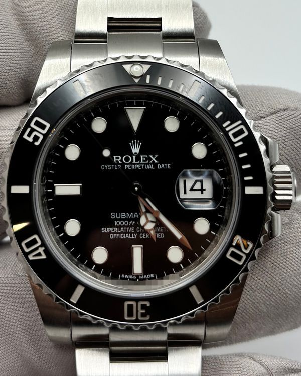 2014 Rolex Submariner Date 40MM Black Dial Oyster Bracelet (116610LN)