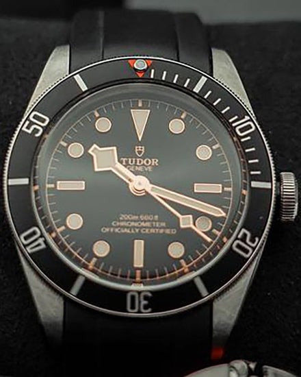 2021 Tudor Black Bay Fifty-Eight 41MM Black Dial Aftermarket Rubber Strap(79230N)