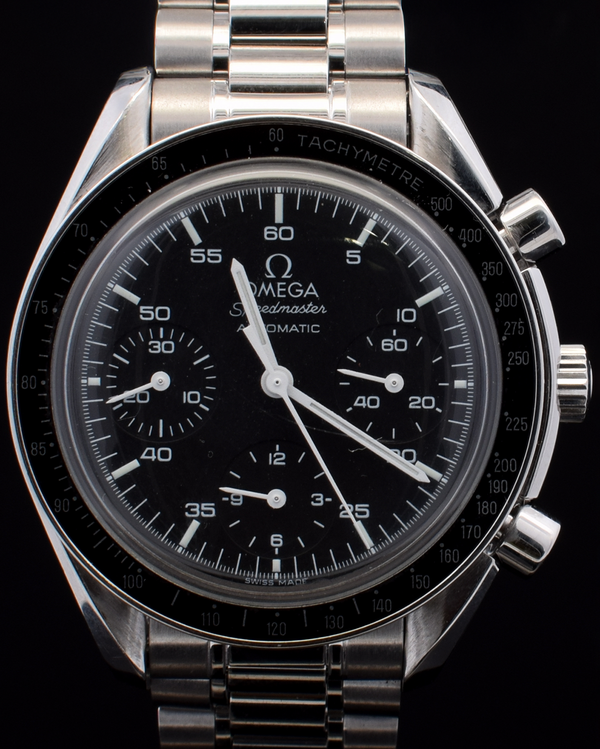 Omega Speedmaster Reduced 39MM Black Dial Steel Bracelet (3510.50.00)