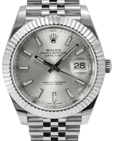 Rolex Datejust 41MM Silver Dial Jubilee Bracelet (126334)