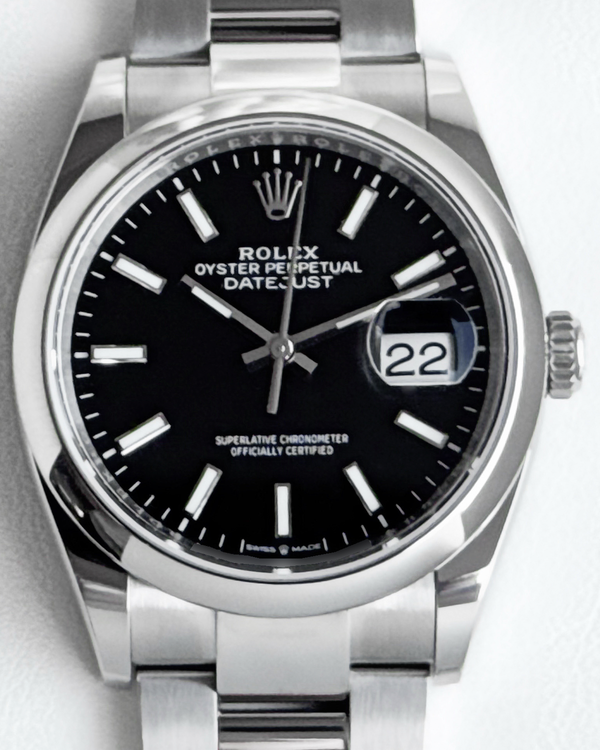 2025 Rolex Datejust 36MM Black Dial Oyster Bracelet (126200)