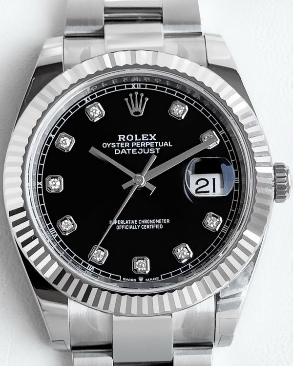 2025 Rolex Datejust 41MM Black Dial Oyster Bracelet (126334)