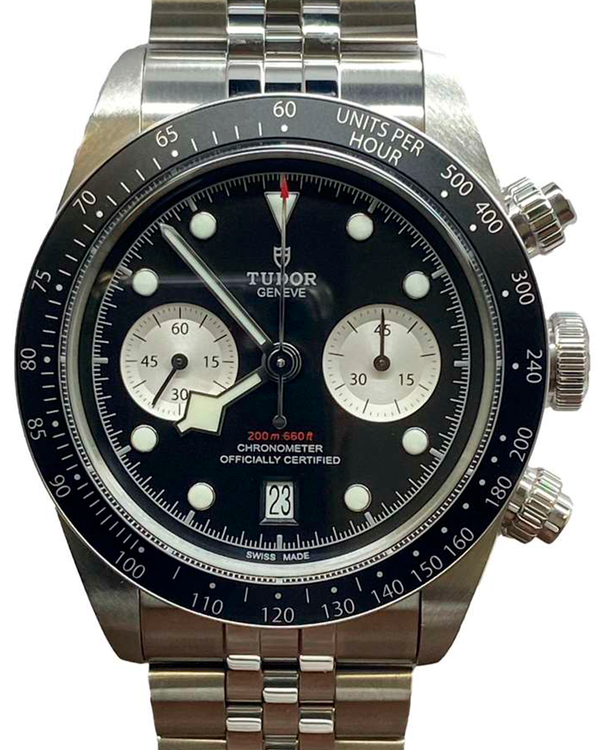 2025 Tudor Black Bay Chrono 41MM Black Dial Steel Bracelet (79360N)