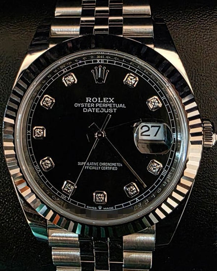 No Reserve - 2025 Rolex Datejust 41MM Black Dial Jubilee Bracelet (126334)