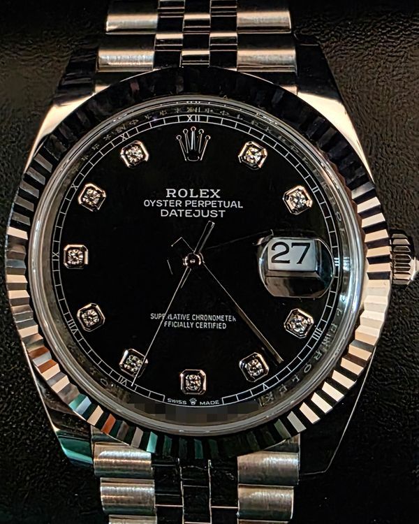 2025 Rolex Datejust 41MM Black Dial Jubilee Bracelet (126334)