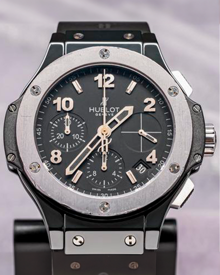 Hublot Big Bang Ice Bang 41MM Black Dial Rubber Strap (342.CT.130.RX)