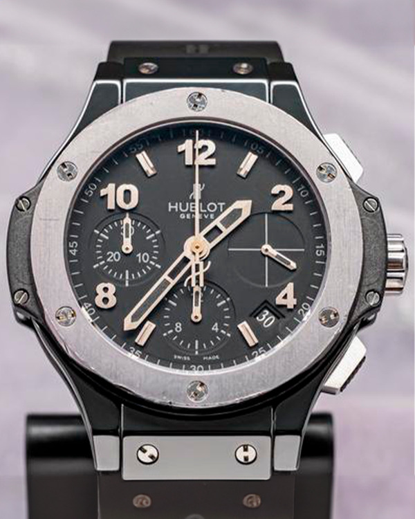 Hublot Big Bang Ice Bang 41MM Black Dial Rubber Strap (342.CT.130.RX)