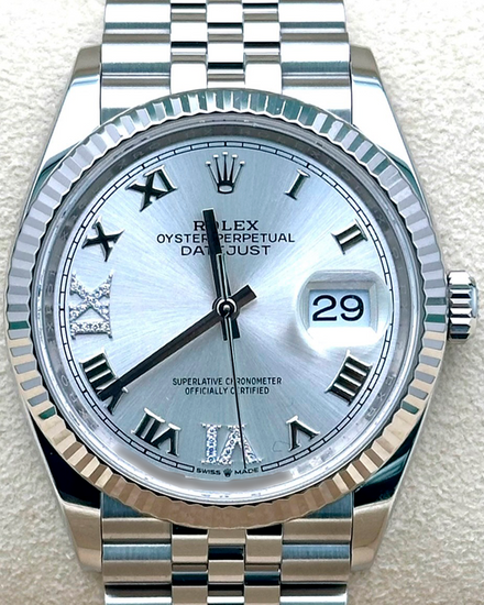 2022 Rolex Datejust 36MM Silver Dial Jubilee Bracelet (126234)
