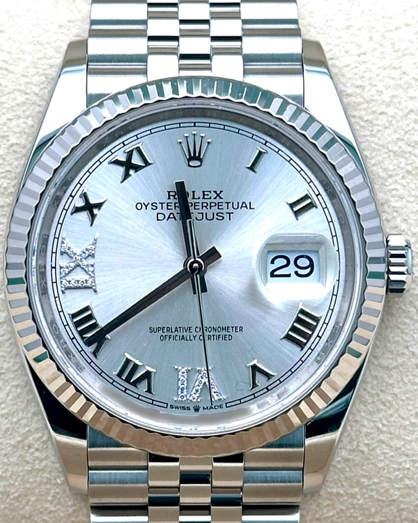 2022 Rolex Datejust 41MM Silver Dial Jubilee Bracelet (126234)