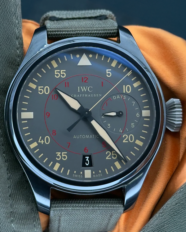 IWC Schaffhausen Pilot Top Gun Miramar 48.6MM Anthracite Dial Textile Strap (IW501902)