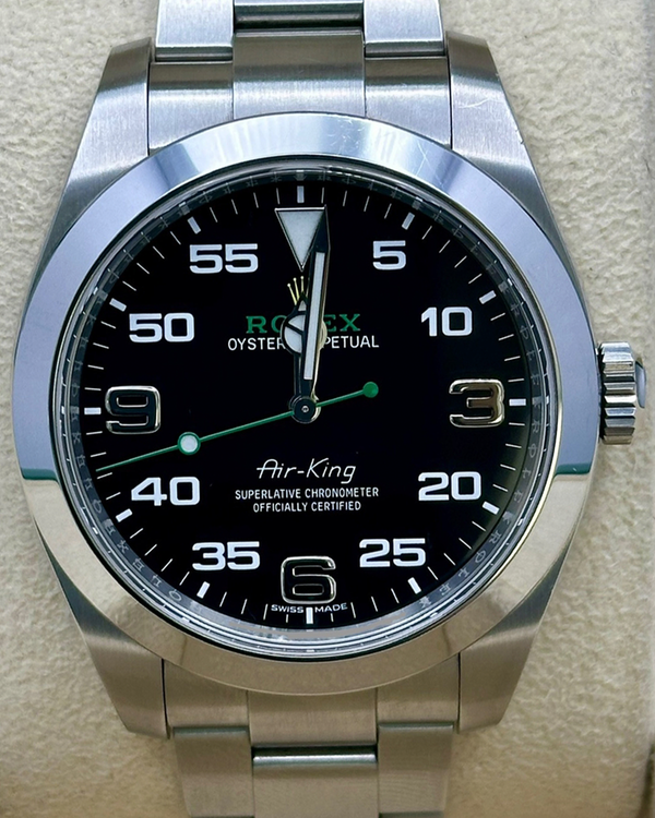 2021 Rolex Air-King 40MM Black Dial Oyster Bracelet (116900)
