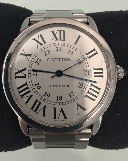 2022 Cartier Ronde De Cartier Solo 42MM Silver Dial Steel Bracelet (W6701011)