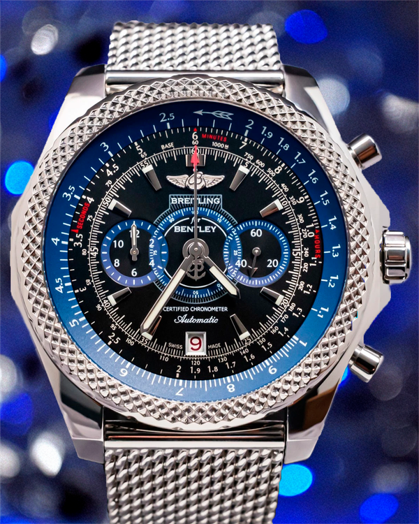 Breitling Bentley Supersports L.E. 48.7MM Black Dial Steel Bracelet (A2636416/BB66)