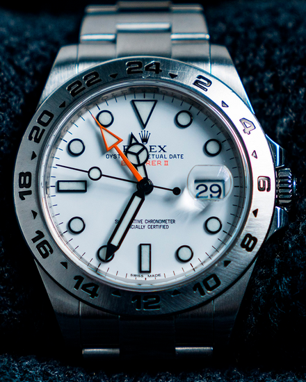 2013 Rolex Explorer II "Polar" 42MM White Dial Oyster Bracelet (216570)
