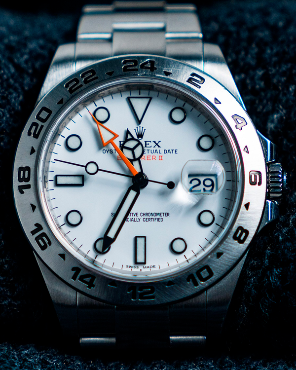 2013 Rolex Explorer II "Polar" 42MM White Dial Oyster Bracelet (216570)