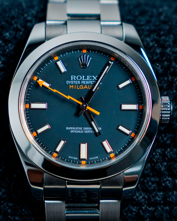 2012 Rolex Milgauss 40MM Black Dial Oyster Bracelet (116400)
