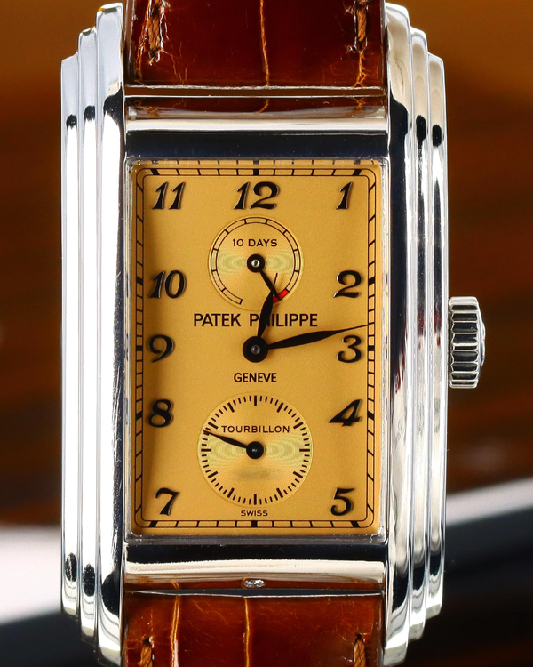 Patek Philippe Gondolo 10-Day Tourbillon 51MM Salmon Dial Leather Strap (5101P-010)