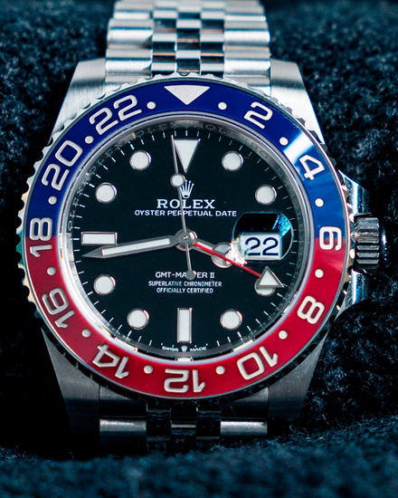 2021 Rolex GMT-Master II "Pepsi" 40MM Black Dial Jubilee Bracelet (126710BLRO)