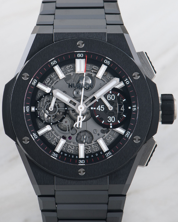 2022 Hublot Big Bang Integral Black Magic 42MM Skeleton Dial Ceramic Bracelet (451.CX.1170.CX)
