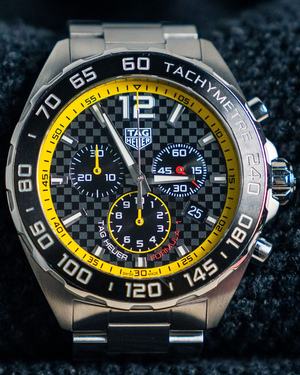 Tag Heuer Formula 1 43MM Quartz Black Dial Steel Bracelet (CAZ101AC.BA0842)