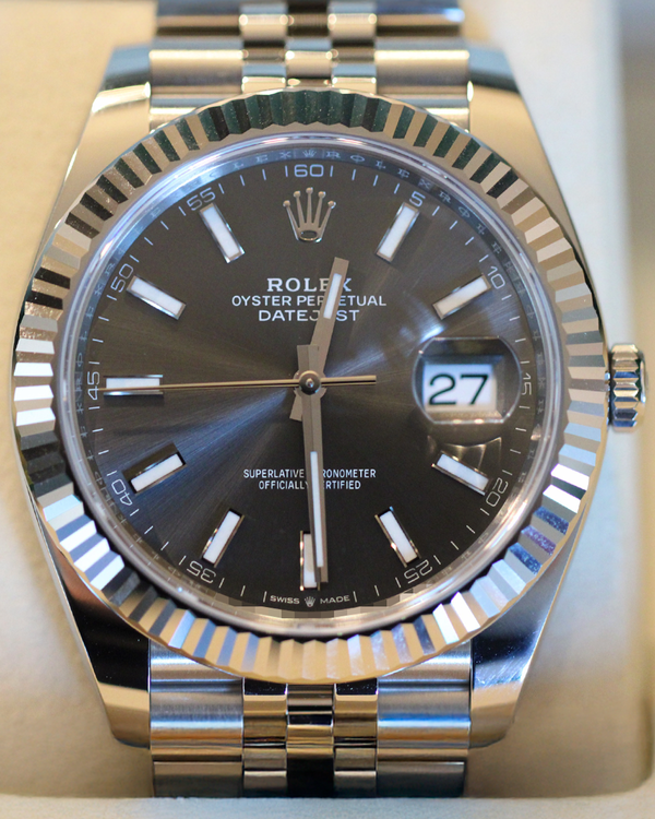 2025 Rolex Datejust 41MM Slate Dial Jubilee Bracelet (126334)