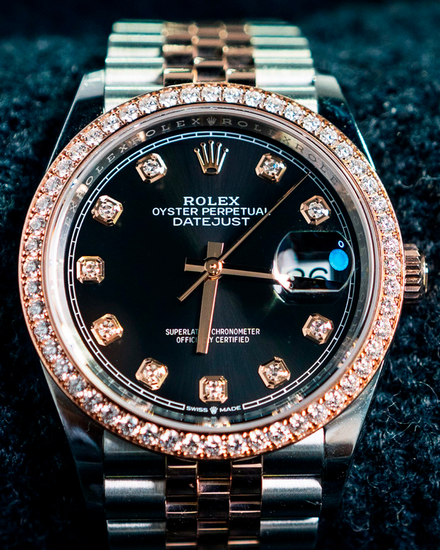 2025 Rolex Datejust 36MM Black Dial Two-Tone Jubilee Bracelet (126281RBR)