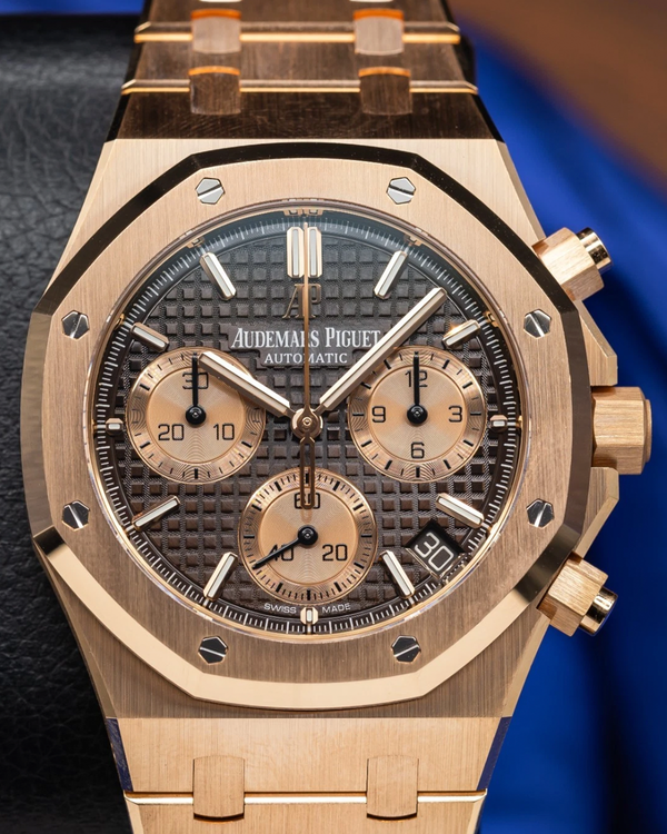 2021 Audemars Piguet Royal Oak 41MM Chcocolate Dial Rose Gold Bracelet (26239OR.OO.D821CR.01)